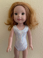 Shiny Leotard for 14" Wellie Wishers doll