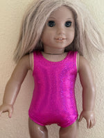 Shiny Sleeveless Leotard for 18" American Girl Doll: Dance Separates
