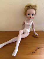 19" Vintage Dollikin Teddy & Hose