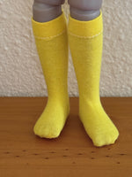 14.5" Ruby Red Galleria Fashion Friends Solid Color Knee Socks