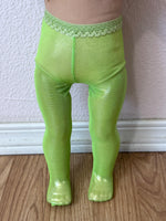 Metallic Mesh Tights for 18" American Girl doll