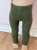 Solid Color Leggings for 18" American Girl doll