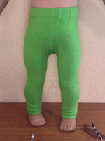 Solid Color Leggings for 18" American Girl doll
