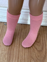 16" Sasha Solid Color Knee Socks