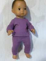 8" Caring for Baby Solid. Little Bitty Baby  Color Leggings Pants
