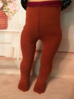 Solid Color Tights for 18" American Girl Dolls