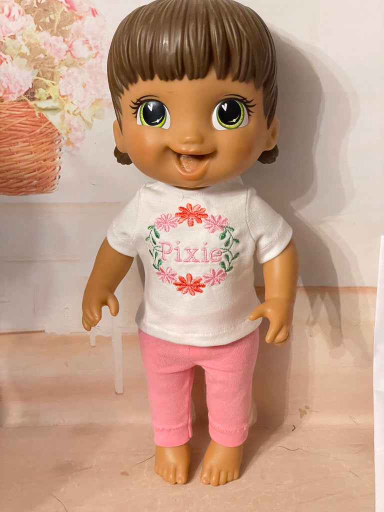 12" Baby Alive personalized outfit