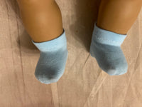 Solid Color Ankle Socks for 15" Bitty Baby doll