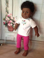 Solid Color Capris for 18" American Girl doll