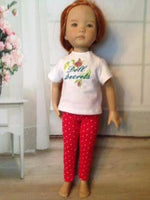 13" Effner Little Darling Print Leggings