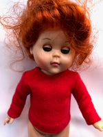 8" Ginny/MA Wendy Solid Color Long Sleeve T-shirt