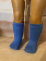 Solid Color Knee Socks for 18" American Girl doll