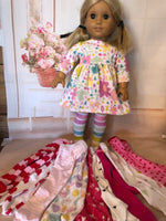 Valentine Tights for 18" American Girl Doll