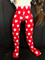 Valentine Tights for 16" A Girl for All Time