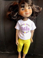 14.5" Ruby Red Galleria Fashion Friends Solid Color Capris