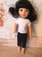 Solid Color Short Sleeve T-shirt for 14" Wellie Wishers