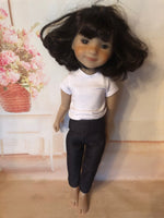 14.5" Ruby Red Galleria Fashion Friends Solid Color Leggings