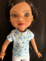 14" Hearts for Hearts Print Short Sleeve T-shirt