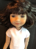 14.5" Ruby Red Galleria Fashion Friends Solid Color Short Sleeve T-shirt