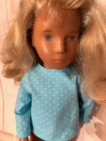 16" Sasha Print Long Sleeve Crew Neck T-shirt