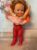 10" Cinnamon Fishnet Tights