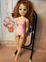 21"  Cissy Thigh High Hose with Stretch Lace Trim