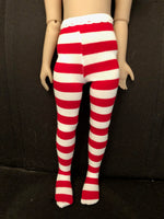 14.5" Ruby Red Galleria Fashion Friends Striped Tights