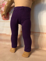 Solid Color Leggings for 18" American Girl doll