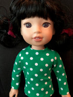 Print Long Sleeve T-shirt 14" Wellie Wishers