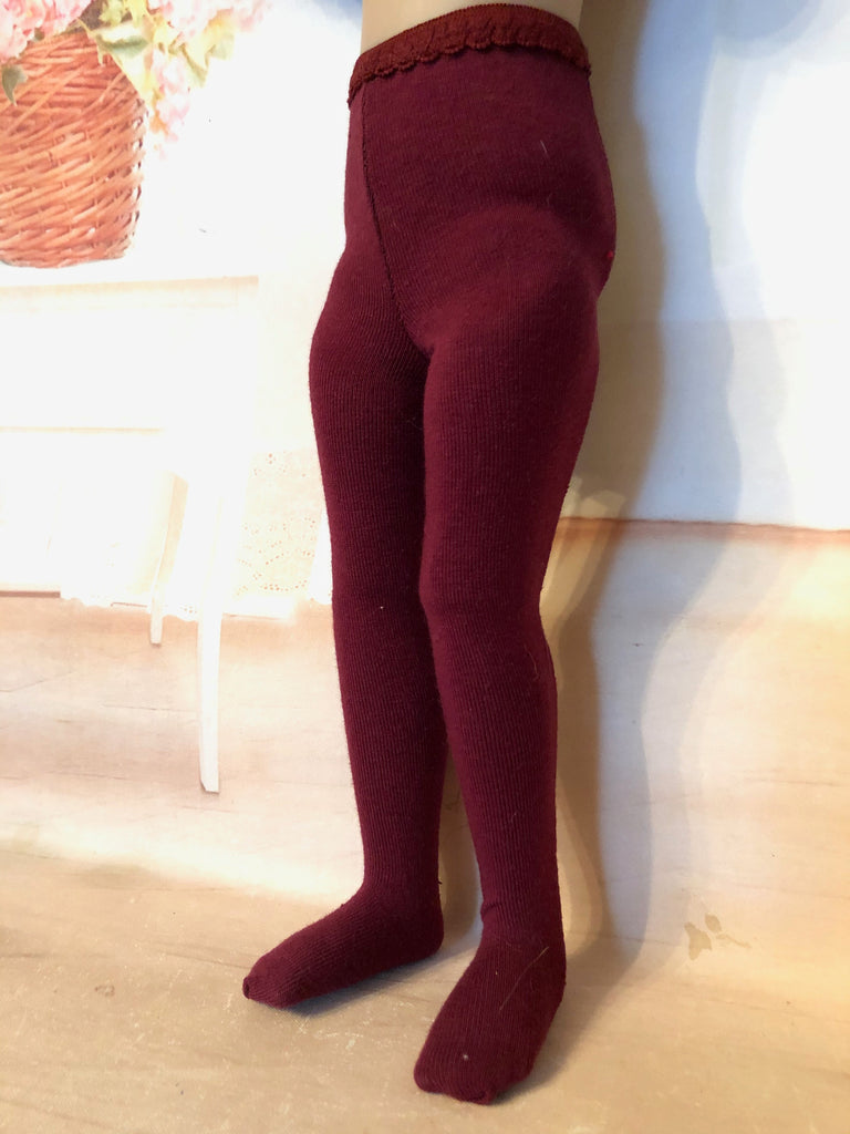Christmas Tights for 14.5"  Ruby Red Galleria Fashion Friends dolls