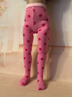 12"  Ruby Red Galleria Siblies dolls  VALENTINE TIGHTS