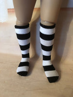 14.5" Ruby Red Galleria Fashion Friends Print Knee Socks