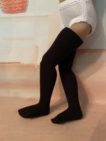 14.5" Ruby Red Galleria Fashion Friends Solid Color Thigh High Socks