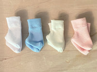 12" Ruby Red Galleria Siblies Solid Color Ankle Socks