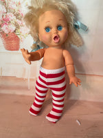 13" Baby Face Print Tights