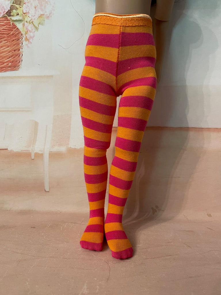 14.5 Ruby Red Galleria Fashion Friends Striped Tights
