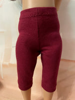 14.5" Ruby Red Galleria Fashion Friends Solid Color Capris