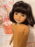 14.5" Ruby Red Galleria Fashion Friends Solid Color Long Sleeve T-shirt