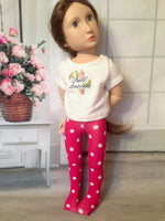 16" A Girl for All Time Print Tights