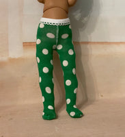 Christmas Tights for 11" Meadow Dolls Dumplings dolls