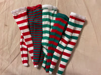 Christmas Tights for 12"  Ruby Red Galleria Siblies dolls