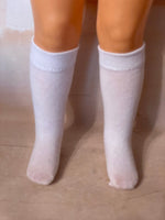 15" Velvet Solid Color Knee Socks