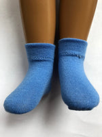 16" A Girl for All Time Solid Color Ankle Socks