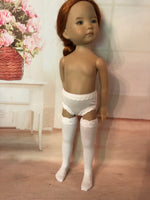 13" Effner Little Darling Solid Color Tall Thigh High Socks