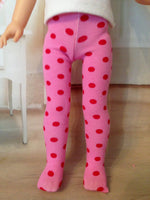 Valentine Tights for 14" Wellie Wishers doll