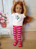 18" Kidz n Cats Print Tights