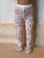 11" Meadow Dolls Dumplings Print Tights