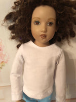 14" Lark Solid Color Long Sleeve T-shirt