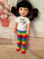 Print Tights for 14" Wellie Wishers