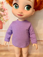 Solid Color Long Sleeve T-shirt for16" Disney Animator